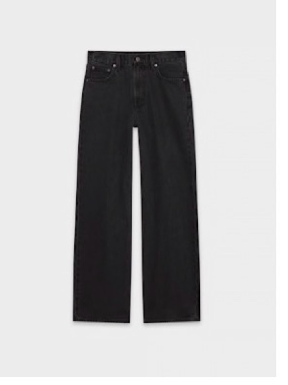 Aritzia Black Farrah Wide-Leg Jeans